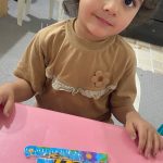 کودکان در حال فعالیت آموزشی در مهدکودک رها شهر جدید هشتگرد
